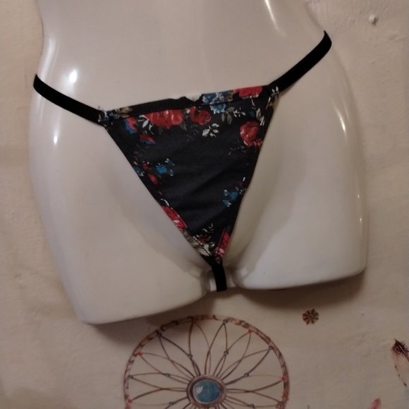 Alivila Y (L) Boned Floral Overbust Corset Set - Picture 5 of 11